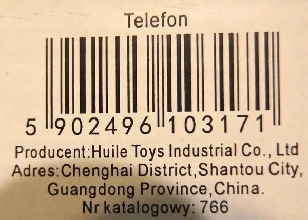 Foto do aviso oficial: HOLA Symphonic Phone Telefone do brinquedo — risco: Ambiente