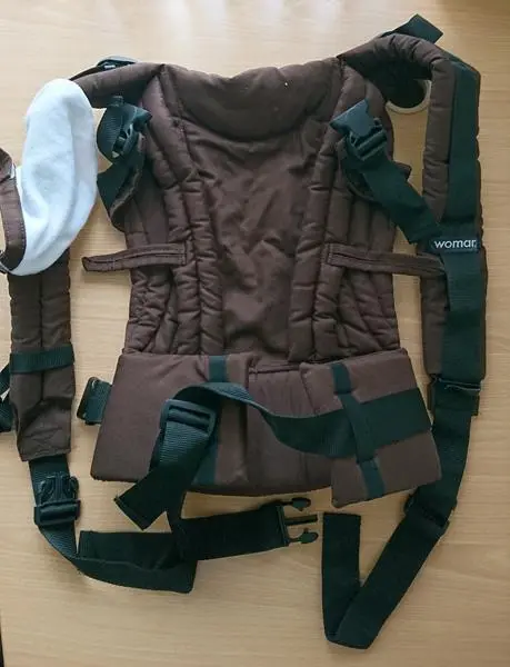 Photo from the official notice: WOMAR Ergonomic Baby Carrier Eco — choking & injuries risk