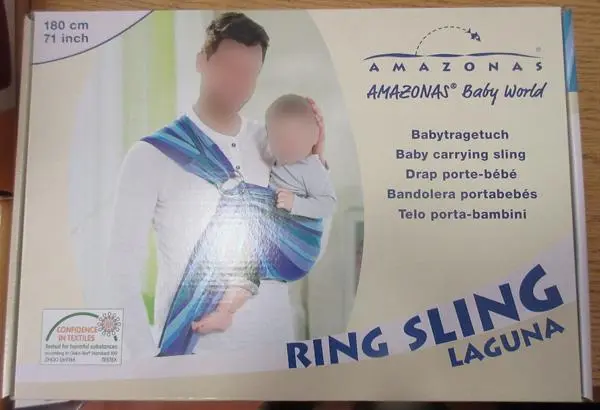 Photo de l’avis officiel: Amazonas Ring Sling Laguna Élingue de bébé — risque: Blessures