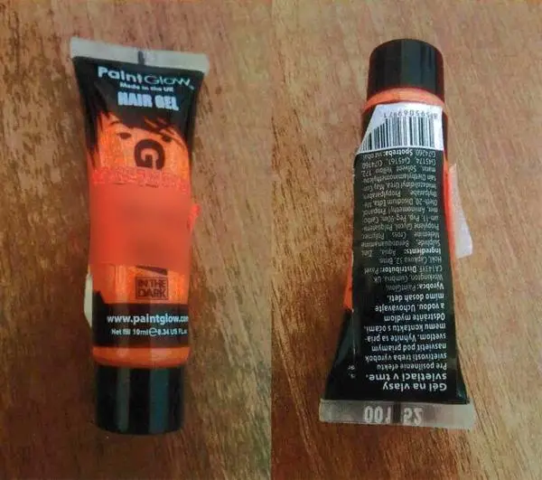 Photo from the official notice: Paintglow Neon – coloured cosmetic products — health risk