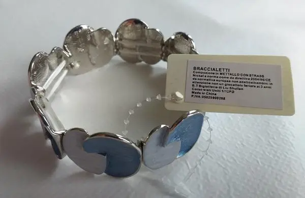 Photo de l’avis officiel: BT BRACCIALETTI Bracelet — risque: Risque chimique