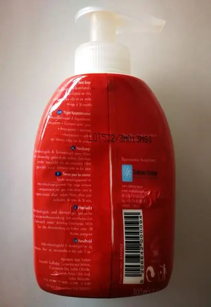 Foto dell’avviso ufficiale: Disney Hand Soap Sapone liquido — rischio: Rischio microbiologico