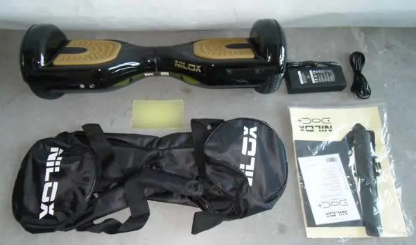 Photo de l’avis officiel: NILOX Scooter auto-équilibrage (Hoverboard) — risque: Brûlures & Incendie