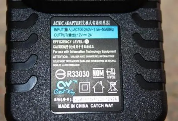 Photo from the official notice: Catch Way LED Light strip led lighting chain/ string — electric shock risk