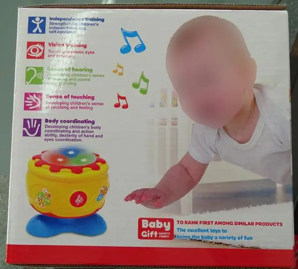 Photo from the official notice: MeiYu Toys Baby's Drum educational toy — environment risk