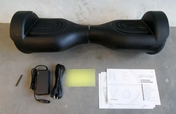 Photo de l’avis officiel: REVOE Rev Board Scooter auto-équilibrage (Hoverboard) — risque: Brûlures & Choc électrique