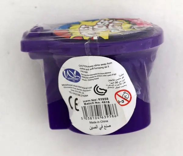 Photo de l’avis officiel: Toilet Noise Putty Jouet slime — risque: Risque chimique