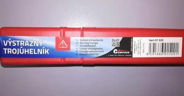 Photo de l’avis officiel: Compass / JM Výstražný trojúhelník Triangle d’avertissement — risque: Blessures