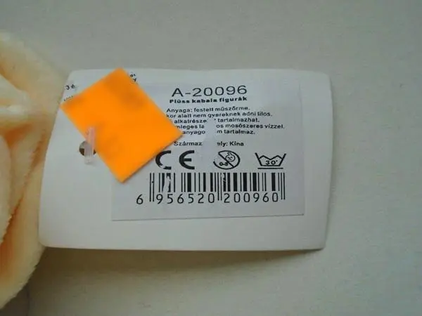 Photo from the official notice: Plüss kabala figurák soft toy — choking risk (A12/0956/19)