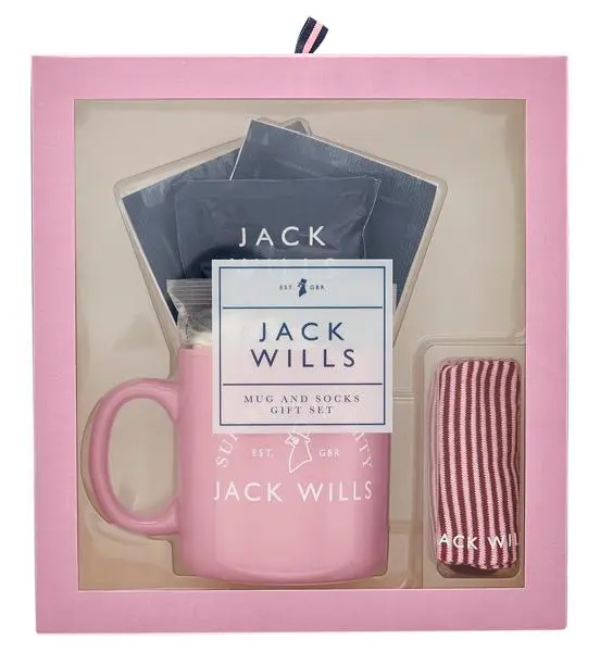 Foto dell’avviso ufficiale: Jack Wills Mug and Socks Gift Set Set regalo tazza e calzino — rischio: Ustioni