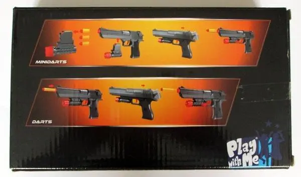 Foto aus der offiziellen Meldung: Play with Me Black Series Gun Spielzeugpistole — Risiko: Sehschaden