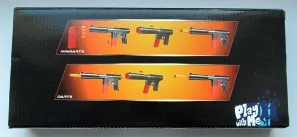 Foto uit de officiële melding: Play with Me BLACK SERIES MACHINE GUN Speelgoed machinegeweer — risico: Aantasting van het gezichtsvermogen