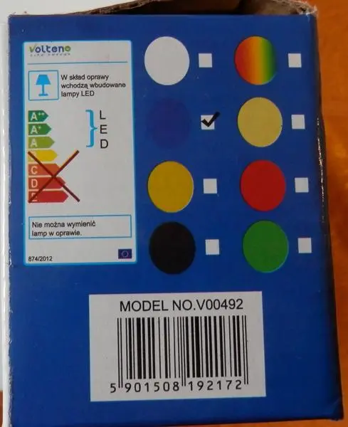 Foto do aviso oficial: Volteno Lampki choinkowe Corrente de iluminação LED — risco: Choque elétrico