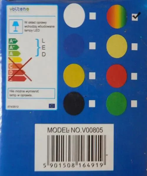 Foto do aviso oficial: Volteno Lampki choinkowe Corrente de iluminação LED — risco: Choque elétrico