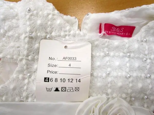 Photo de l’avis officiel: M &amp; S Robe de fille — risque: Blessures (A12/1062/19)