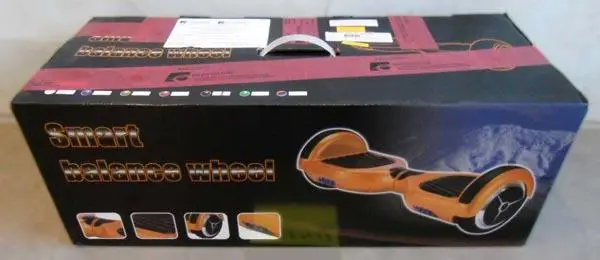 Photo de l’avis officiel: Smart balance wheel Scooter auto-équilibrage (Hoverboard) — risque: Brûlures & Incendie (A12/1093/19)