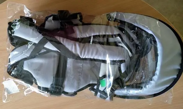 Photo de l’avis officiel: WOMAR Baby carrier rain Porte-bébé — risque: Étouffement & Blessures