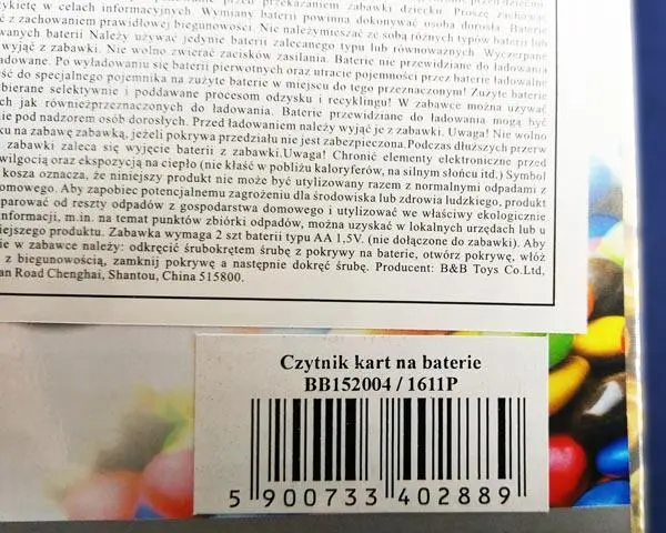Foto uit de officiële melding: WANDISI Learn Calculator Speelgoedkasregister — risico: Milieu