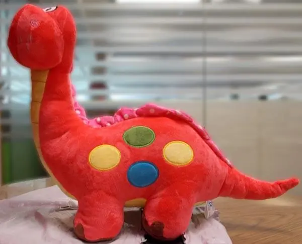 Foto do aviso oficial: Lissipuppe/Lissidoll Baby Kids Plush Dinosaur Toys Brinquedo macio — risco: Engasgamento