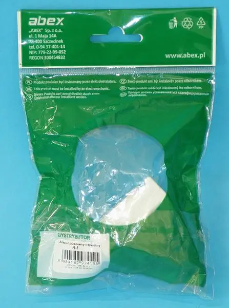 Photo from the official notice: abex Adapter przenośny trzykrotny electrical socket adaptor — electric shock risk
