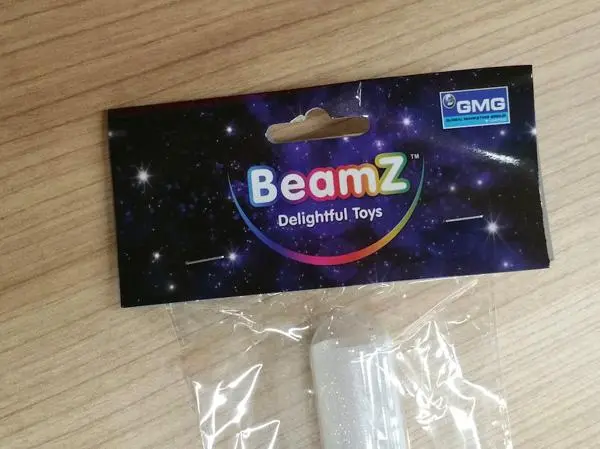 Photo de l’avis officiel: GMG Beamz Allumer l’épée jouet — risque: Risque chimique