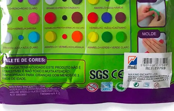 Photo de l’avis officiel: M&amp;E Funny Gummy Jouet slime — risque: Risque chimique
