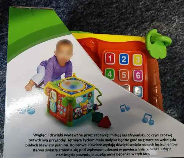 Foto do aviso oficial: TIMA baby Kostka edukacyjna. Las afrykanski Brinquedo educativo — risco: Ambiente
