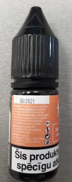 Photo de l’avis officiel: Salt Summer Dream Liquide pour e-cigarettes — risque: Risque chimique