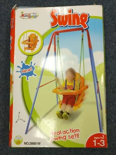 Photo from the official notice: Kingsport Swing children's swing — strangulation risk