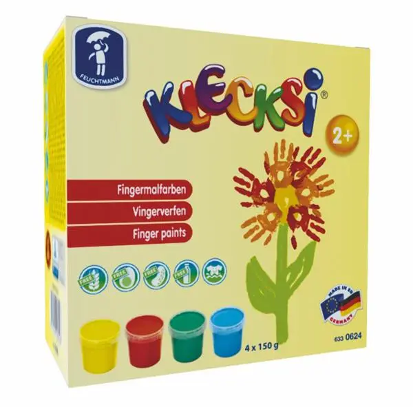 Foto dell’avviso ufficiale: Klecksi Fingermalfarben Vernice per le dita — rischio: Rischio microbiologico