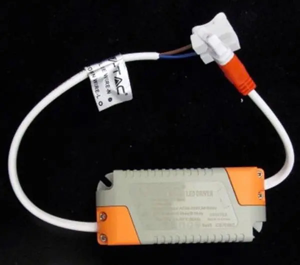 Photo from the official notice: V-TAC LED DRIVER — electric shock risk