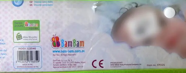 Photo from the official notice: BamBam Happy Farm Travel Playgym activity play mat — choking risk