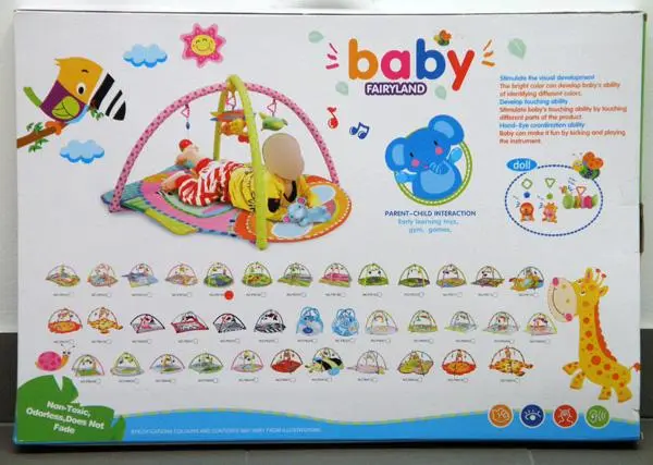 Photo from the official notice: Lorelli baby FAIRYLAND activity play mat — choking risk