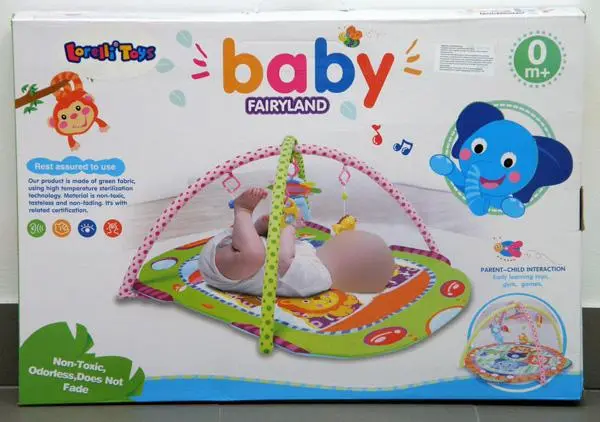 Photo from the official notice: Lorelli baby FAIRYLAND activity play mat — choking risk