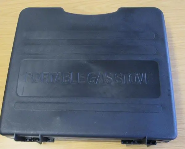 Photo from the official notice: Askari Portable gas stove — burns risk