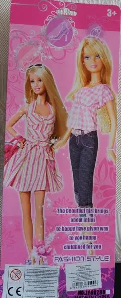 Foto do aviso oficial: Fashion style UNIQUE Model Boneca de plástico — risco: Químico