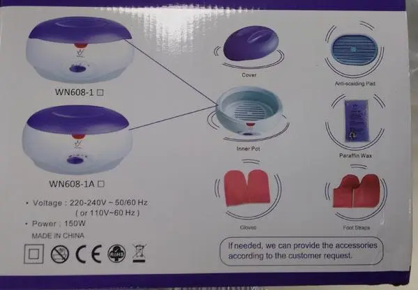 Foto do aviso oficial: Konsung Beauty Paraffin wax heater Esquentador de cera de parafina — risco: Choque elétrico