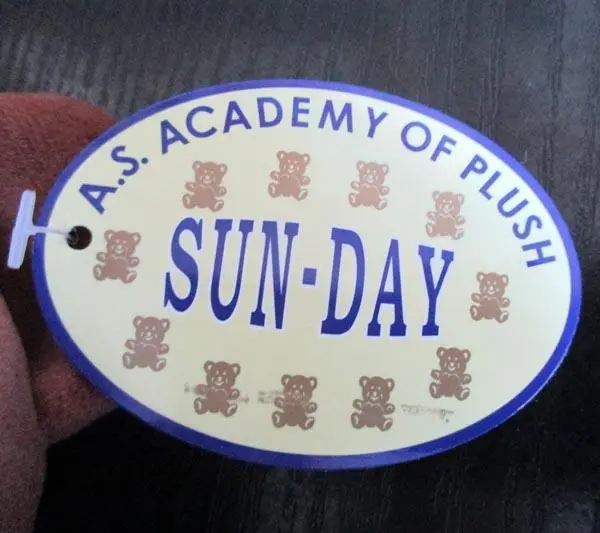 Photo from the official notice: SUN-DAY A.S. Academy of Plush soft toy — choking risk