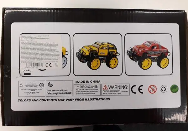 Foto dell’avviso ufficiale: 4x4 CRAZE Auto giocattolo — rischio: Rischio chimico