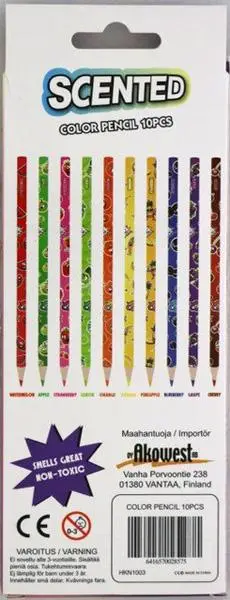Photo de l’avis officiel: Scented Color pencil 10 pcs Ensemble de crayons colorés — risque: Risque chimique