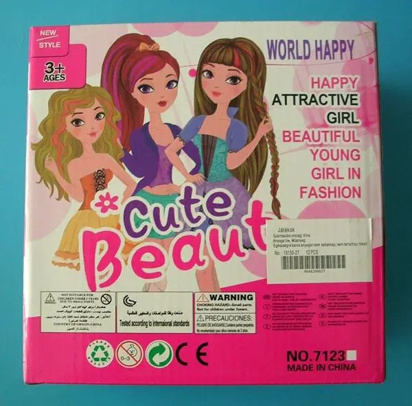 Foto do aviso oficial: Cute Beaut WORLD HAPPY Boneca de plástico — risco: Químico