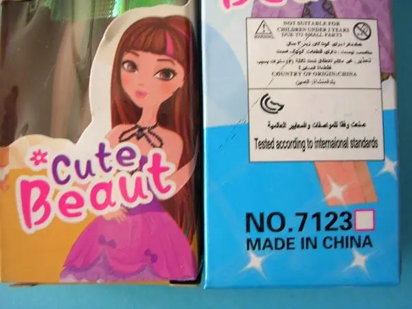 Foto do aviso oficial: Cute Beaut WORLD HAPPY Boneca de plástico — risco: Químico