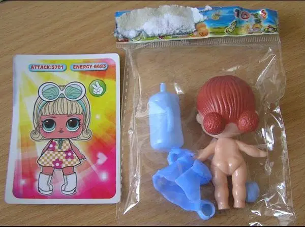 Foto uit de officiële melding: Toys L.O.L. SUPRISE! CONFETTI POP Plastic pop met accessoires — risico: Chemische risico's