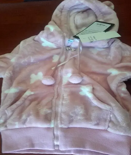 Photo from the official notice: Pink Rabbit children's jacket — strangulation risk