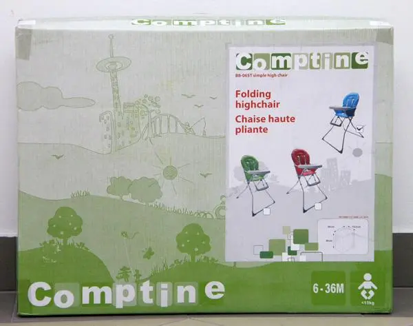 Foto dell’avviso ufficiale: Comptine Folding highchair Seggiolone per bambini — rischio: Lesioni