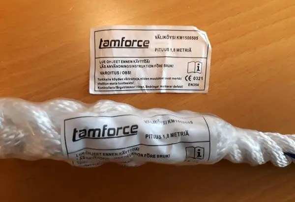 Photo de l’avis officiel: Tamforce KM1506505 Lanière — risque: Blessures