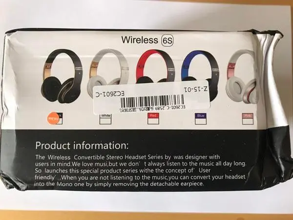 Foto uit de officiële melding: Headphones Bluetooth-headset — risico: Milieu