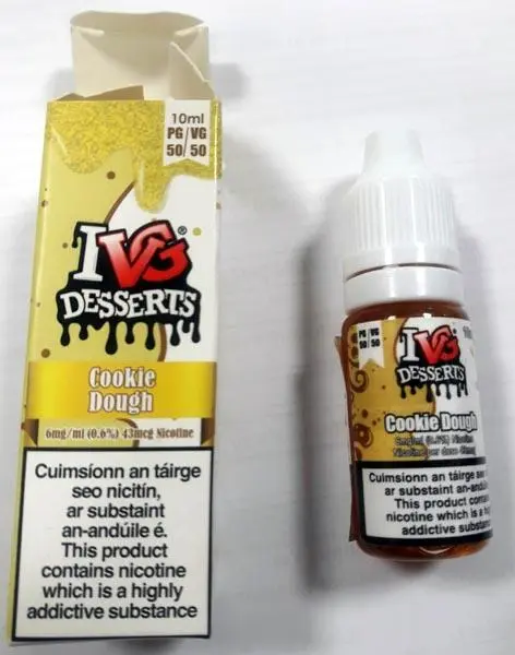 Photo de l’avis officiel: Liquide pour e-cigarettes — risque: Risque chimique