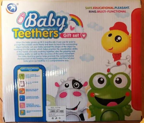 Photo de l’avis officiel: Baby Teethers Set de dentition pour bébé — risque: Étouffement
