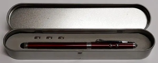 Foto aus der offiziellen Meldung: Laserpointer — Risiko: Sehschaden (A12/1776/19)